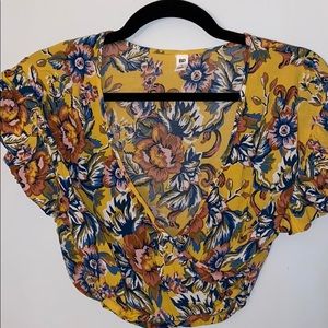 Floral Crop Top